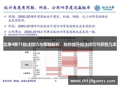 北单4串11投注技巧与策略解析，助你提升投注技巧与获胜几率